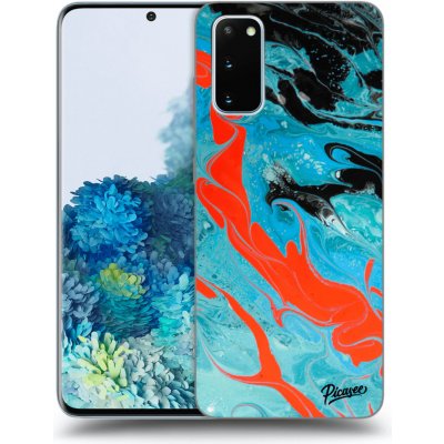 Pouzdro Picasee silikonové Samsung Galaxy S20 G980F - Blue Magma čiré – Zboží Mobilmania