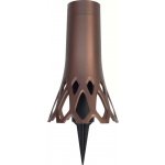 Váza hřbitovní Roseta bronz - se zápichem 1,3l – Hledejceny.cz