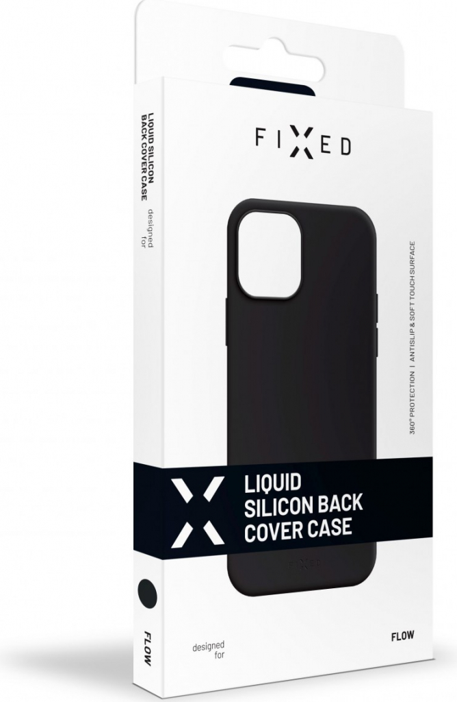 FIXED Zadní kryt Flow pro Apple iPhone 11, černý FIXFL-428-BK