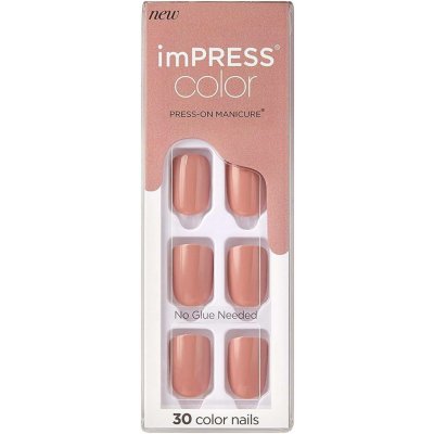 KISS imPRESS Color Short umělé nehty Sandbox 30 ks – Sleviste.cz