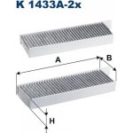 FILTRON Filtr, vzduch v interiéru K1433A-2x – Hledejceny.cz