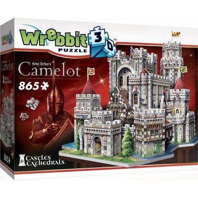 Wrebbit 3D puzzle Hrad Kamelot 865 ks – Zbozi.Blesk.cz