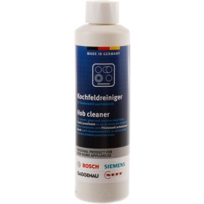 Siemens, Bosch Univerzální čistič na sklokeramické desky, indukce a nerezové povrchy 00311897 250 ml – Zboží Mobilmania