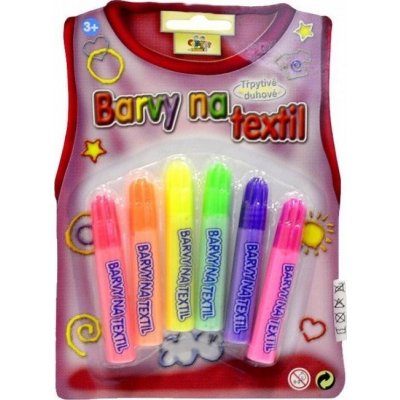 SMT Creatoys Barvy akrylové na keramiku a sklo 6ks v krabičce 5x21cm – Hledejceny.cz