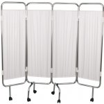Moretti MO414C Pojízdný paraván 4dílný s chromovaným rámem – Hledejceny.cz