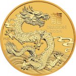 The Perth mint zlatá mince Lunární Série III Rok Draka 2024 1/4 oz – Hledejceny.cz