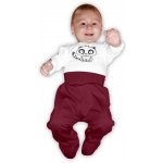 Jožánek Bavlněné polodupačky bordo – Zboží Dáma