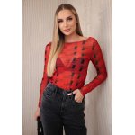 Kesi dámské body s potiskem červené – Sleviste.cz