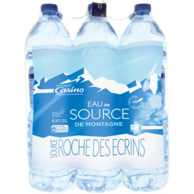Casino Eau de Saurce de Montagne alpská voda 6 x 1,5 l – Hledejceny.cz