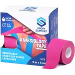 SportSupport Kineziologická tejpovací páska růžová 5 m × 5 cm – Hledejceny.cz