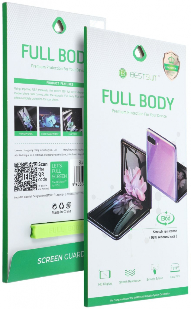 Pouzdro Protektor LCD Bestsuit Full Body SAMSUNG Galaxy Z Flip 3
