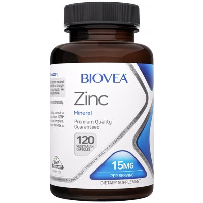Biovea Zinek 15 mg 120 kapslí – Hledejceny.cz