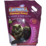 Podestýlka Catwill Diamond Power kočka pohlc. pach 10l