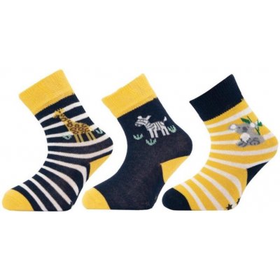 Novia 1518 ponožky ZOO žirafa/zebra/koala ABS protiskluz 3 páry – Zboží Mobilmania
