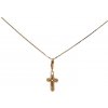 Přívěsky Beny Jewellery Zlatý Přévěsek na Náramek Kříž k1200841