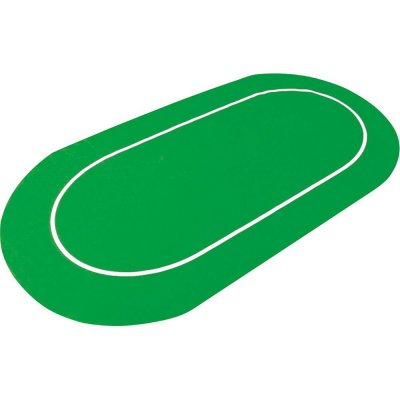 Buffalo Pokerová podložka zelená pogumovaná, 180×90