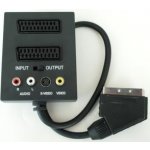 PremiumCord Adapter SCART/M-2xSCART+3xCINCH+Switch IN/OUT – Sleviste.cz
