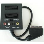 PremiumCord Adapter SCART/M-2xSCART+3xCINCH+Switch IN/OUT – Zboží Živě
