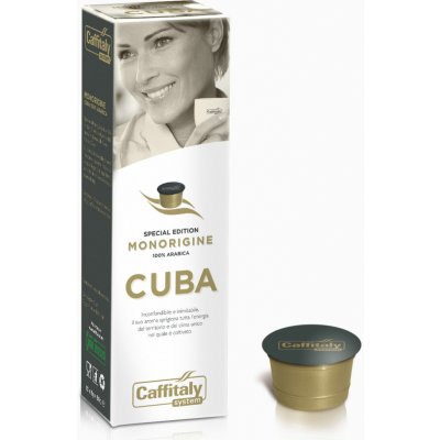 Caffitaly Kapsle s kubánskou kávou Cuba Monorigine do Tchibo Cafissimo 10 ks