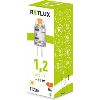 Retlux RLL 456 G4 1,2 W LED COB 12V WW