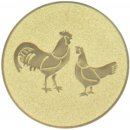 Emblém drůbež zlato 25 mm