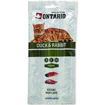 Ontario Stick for Cats Duck & Rabbit 15 g