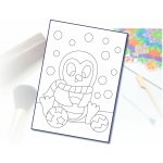 Radost v písku Šablona na pískování tučňák s baňkami A6 – Hledejceny.cz