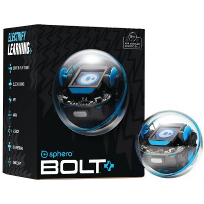 Sphero Bolt + – programovatelná robotická koule pro STEM s LCD displejem a výukou kódování – Sleviste.cz