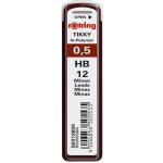 Rotring tuhy do mikrotužky 0,5 mm, HB S0312650 12 ks – Zboží Živě