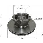 Kotouč brzdový zadní AVIA D75-120, DAF LF45 330x35x119 mm