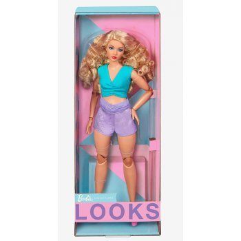 Barbie Looks Blondýnka Ve Fialových Šortkách