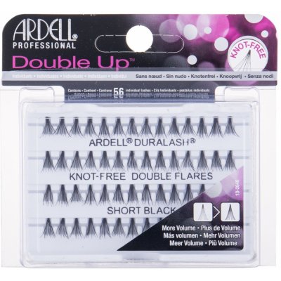 Ardell Double Up Duralash Knot-Free Double Flares 56 ks Short Black