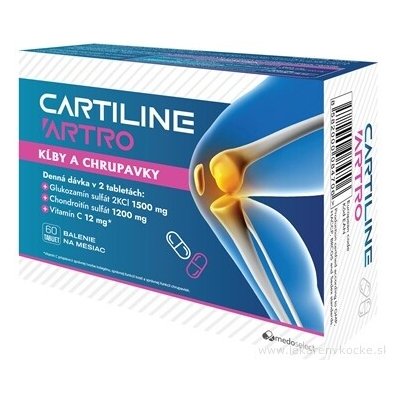 Cartiline Artro glukosamin + chondroitin tablety 60 ks – Hledejceny.cz