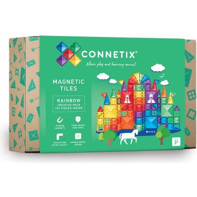 Connetix Magnetická stavebnice 102 ks – Zboží Mobilmania