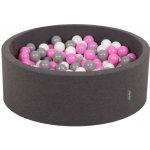 Divio suchý bazén 90x30 cm tmavě sivý + 300 míčků – Sleviste.cz