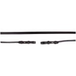 Otěže BR Leather Curb black/silver – Zboží Dáma