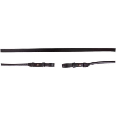 Otěže BR Leather Curb black/silver – Zboží Dáma