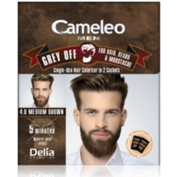 Delia Cameleo Men barva na vlasy 4.0 Medium Brown 30 ml