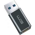 Adapter Type-C (female) na USB-A 3.0 (male), černá – Zboží Mobilmania