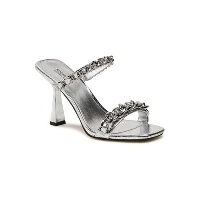 Michael Kors nazouváky MICHAEL Clara Sandal 40S3CLHS1M silver – Zboží Mobilmania