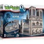 Wrebbit 3D puzzle Katedrála Notre-Dame 830 ks – Zboží Mobilmania