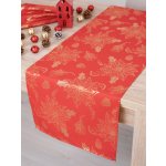 MKLuzkoviny.cz Vánoční běhoun Slavnostní červená 40 x 140 cm – Zboží Dáma