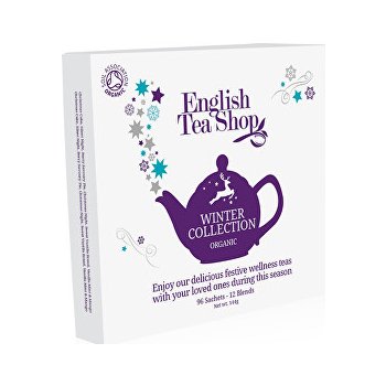 English Tea Shop Papírová kolekce Kolekce vánoční zima 96 pyramidových sáčků