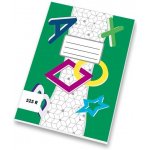 Papírny Brno Školní sešit EKO 525 A5 čtverečkovaný – Sleviste.cz