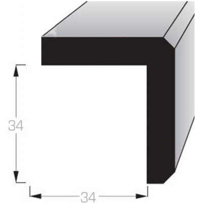 Lišta rohová frézovaná 3434 SMRK/240 nastavovaná – Zbozi.Blesk.cz
