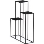 HowHomely Stojan na květiny 80x60 cm černá DD0553 – Sleviste.cz
