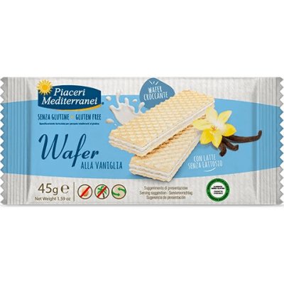 Piaceri Mediterranei Oplatky s vanilkovou příchutí 45 g – Zboží Dáma