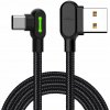usb kabel Mcdodo CA-5280 Úhlový USB na USB-C, LED, 1,2m, černý