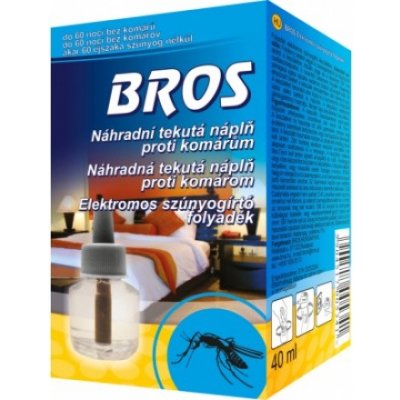 Bros Elektrický odpařovač proti komárům náhradní náplň 40 ml 675722