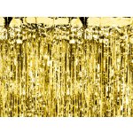 Zlatý party závěs 100 x 200 cm – Zboží Mobilmania